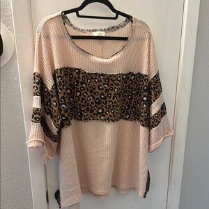 Leopard Print Women's Top